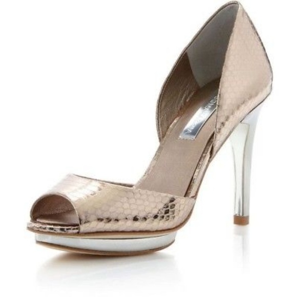 BCBG MaxAzria | Osario Leather D'Orsay Platforms - Picture 1 of 8